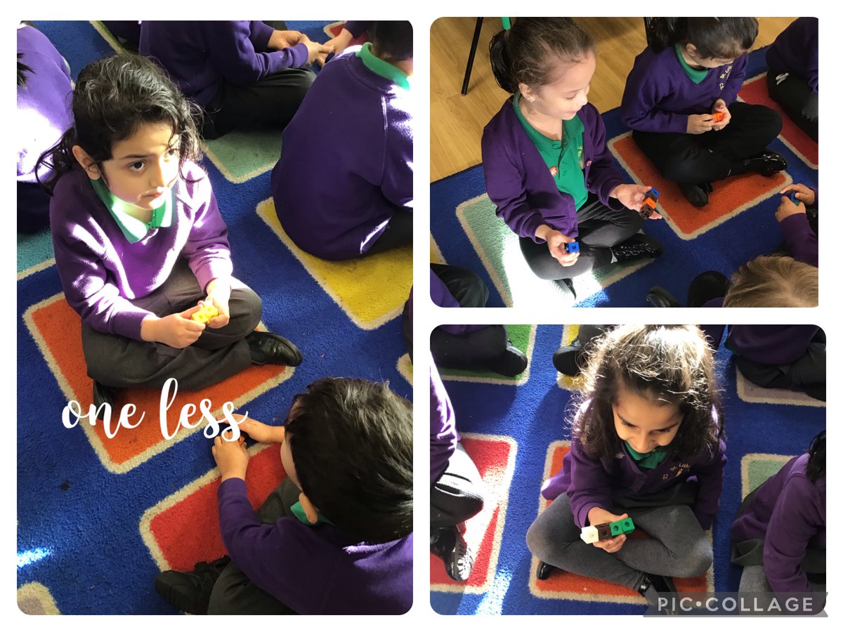 StLukesYearRG's tweet image. Today Reception created their own first, then and now stories to describe one less. They had great fun describing their story to their partner. @stlukesbury #powermaths