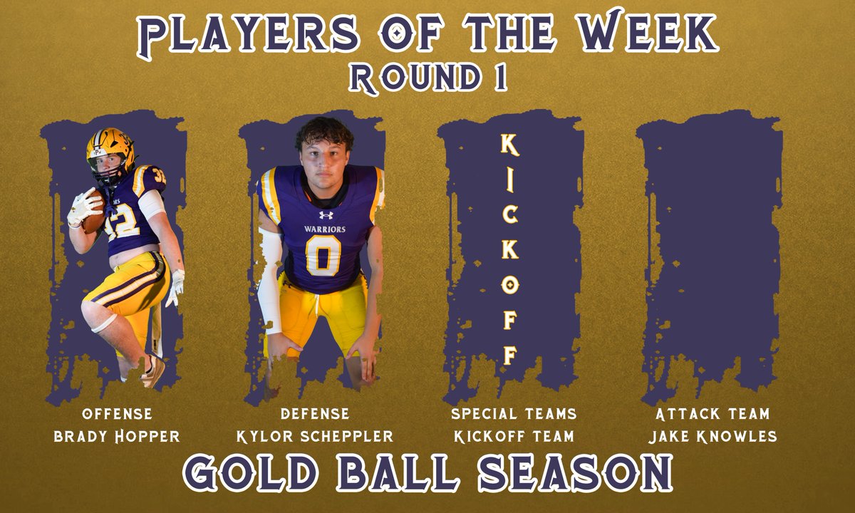 FootballPieper's tweet photo. Here are the players of the week for round 1! https://t.co/Qno7oxCCJG
