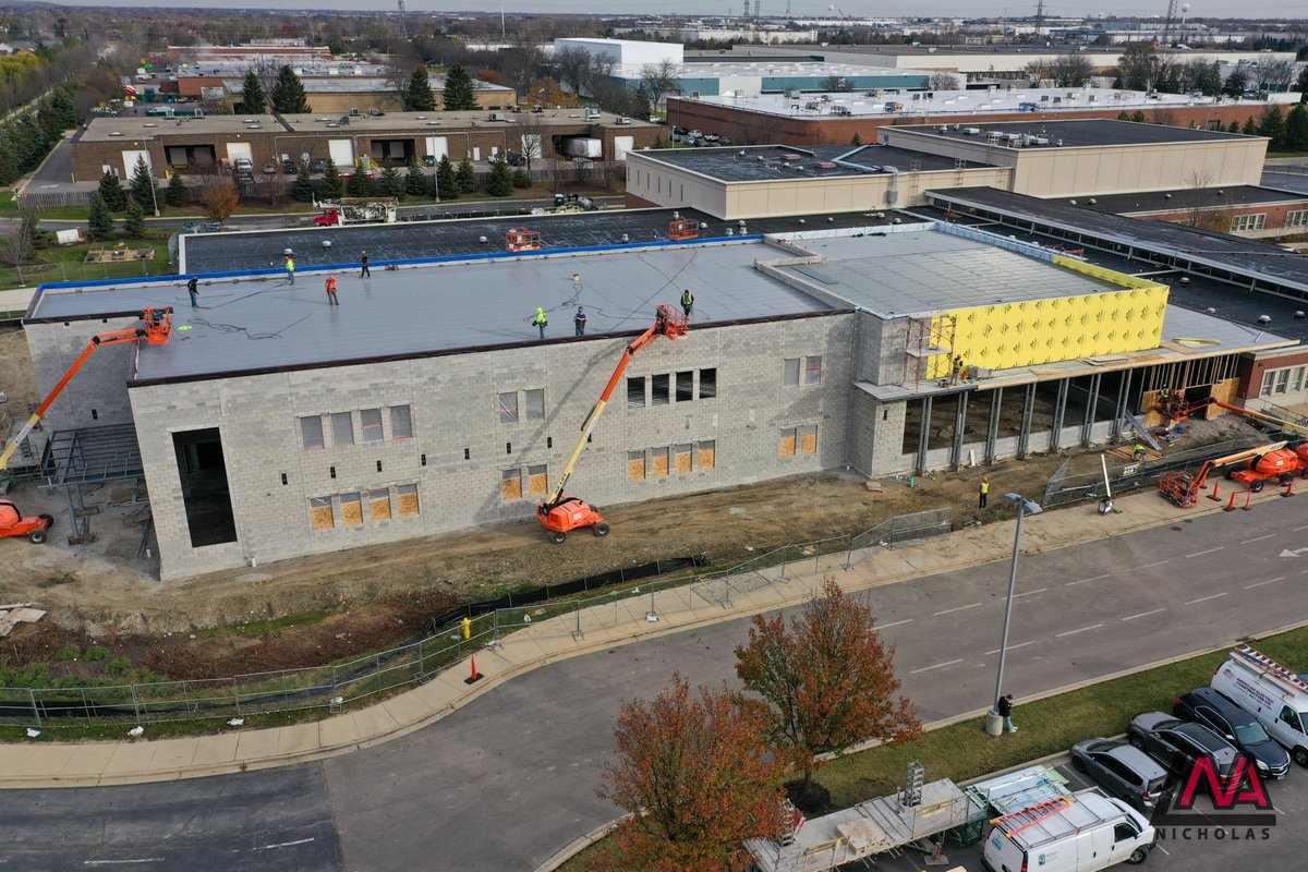 nicholasquality's tweet image. This 2-story addition will house 15 new classrooms, STEM spaces, an innovation hub, and a spacious commons area—ready to welcome students next school year!

@ARCONAssociates #nicholasquality #schoolconstruction #STEMlabs #drone #dronefootage