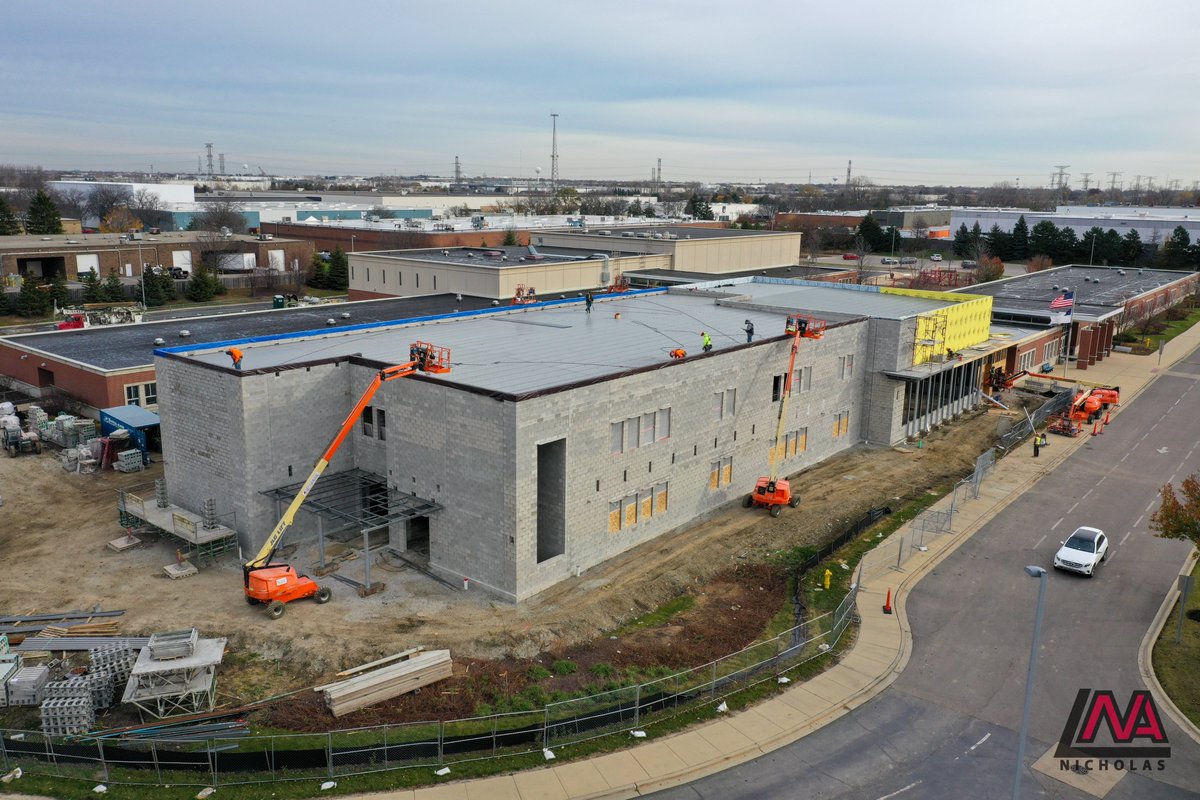nicholasquality's tweet image. This 2-story addition will house 15 new classrooms, STEM spaces, an innovation hub, and a spacious commons area—ready to welcome students next school year!

@ARCONAssociates #nicholasquality #schoolconstruction #STEMlabs #drone #dronefootage