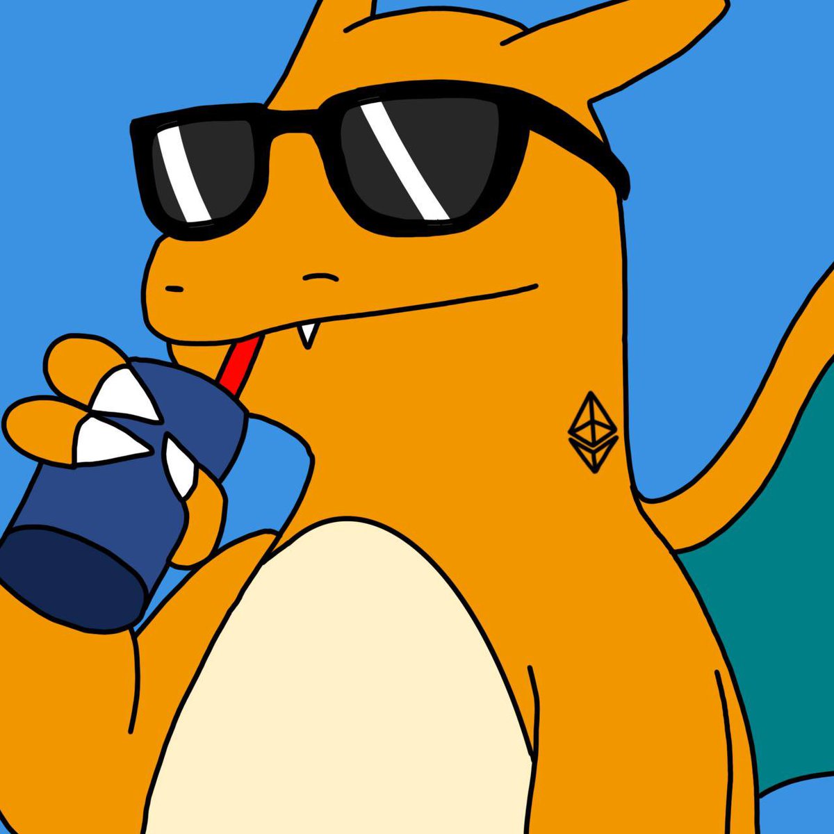 How Charizard will sip his juice at the top, and you if you get in 😎🔥 #CHARIZARD
