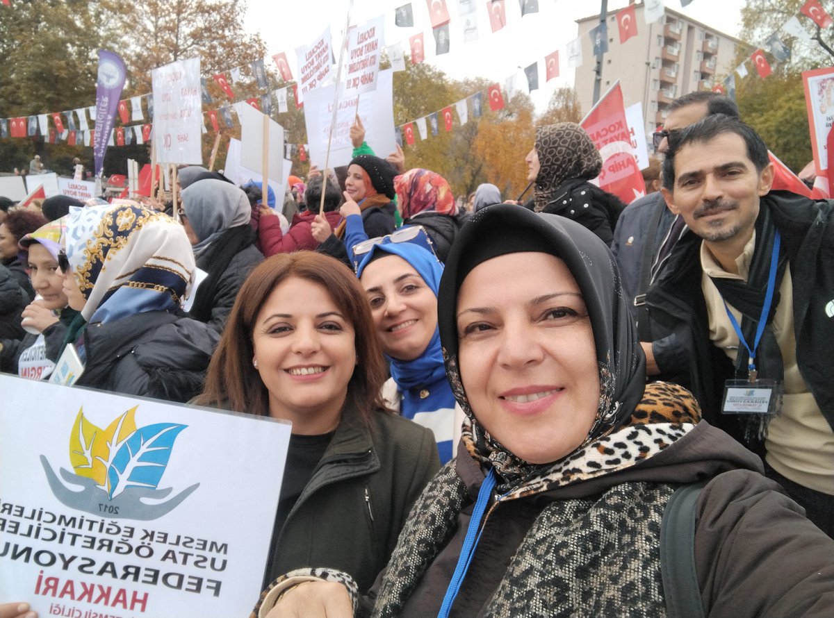 16 kasımda Ankara anıt parktaydık. Kotaya hayır dedik.