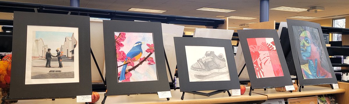 slsdpollitt's tweet photo. Thank you to Mrs. Cummings, Mrs. Gambetta, Mrs. Keller, and Mrs. Swartz for setting up our Fall Art Show and for sharing your talents with our students, inspiring them to create such wonderful works of art! @StudioSkye https://t.co/fbIFxBV6YR