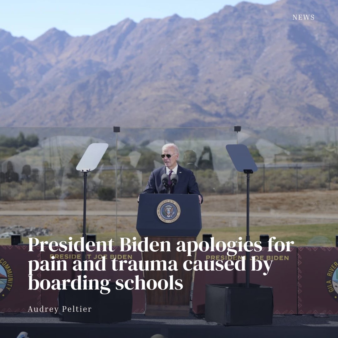 THE FIRST STEP. President Joe Biden formally apologized to Indigenous Americans on behalf of the U.S. government. He referred to the abuse and erasure of indigenous children. Read more at RubicOnline. 📸: Rick Scuteri/AP Photo.