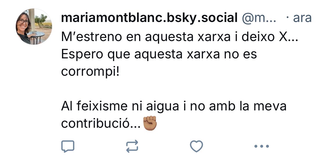 MRepublicacat's tweet photo. Me’n vaig d’X… No vull contribuir en el negoci d’aquest feixista… Ens veiem a BlueSky! https://t.co/zgs9YV7MSQ