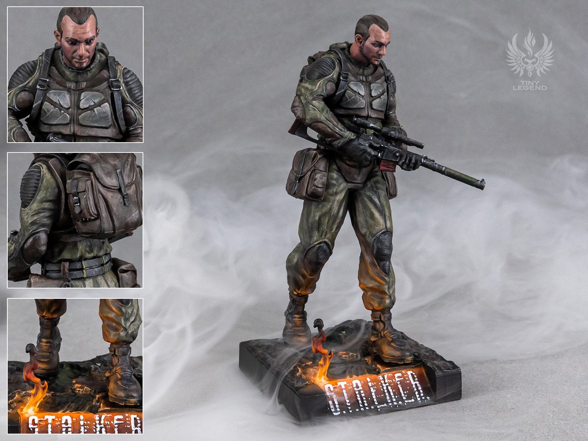ZealSight's tweet image. My first attempt at non-tabletop scale ^^ Painted for a raffle @drukarmy to support 🇺🇦 volunteers working for UAF. @AvtoVAZ_LADA, thanks for a figurine!
#scalemodel #Stalker2 #stalker2heartofchornobyl #Stalker #miniaturepainting