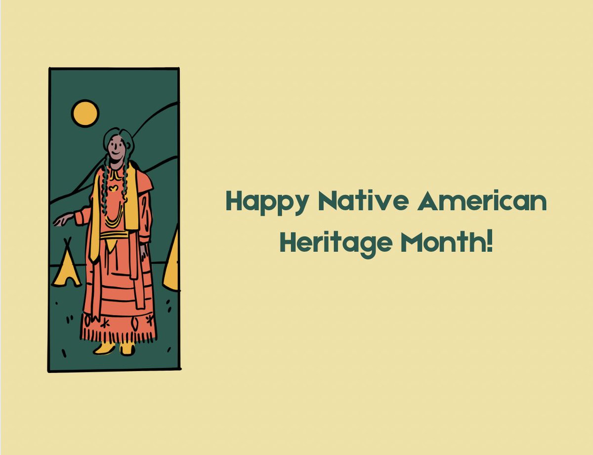 Happy Native American Heritage Month! This month is a chance to honor culture, traditions, and achievements of Native Americans, Alaska Natives, Native Hawaiian, and other Island communities. #aanrmw #nativeamericanheritage #naturism