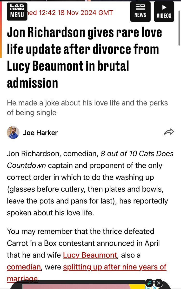 Kai Valentine (@kaijvalentine) on Twitter photo Fantastic <a href="/secondmentions/">Second Mentions</a> from <a href="/MrJoeHarker/">Joe Harker</a> in <a href="/ladbible/">LADbible</a>. 
‘Thrice defeated Carrot in a Box contestant’ 💯 Fantastic <a href="/secondmentions/">Second Mentions</a> from <a href="/MrJoeHarker/">Joe Harker</a> in <a href="/ladbible/">LADbible</a>. 
‘Thrice defeated Carrot in a Box contestant’ 💯