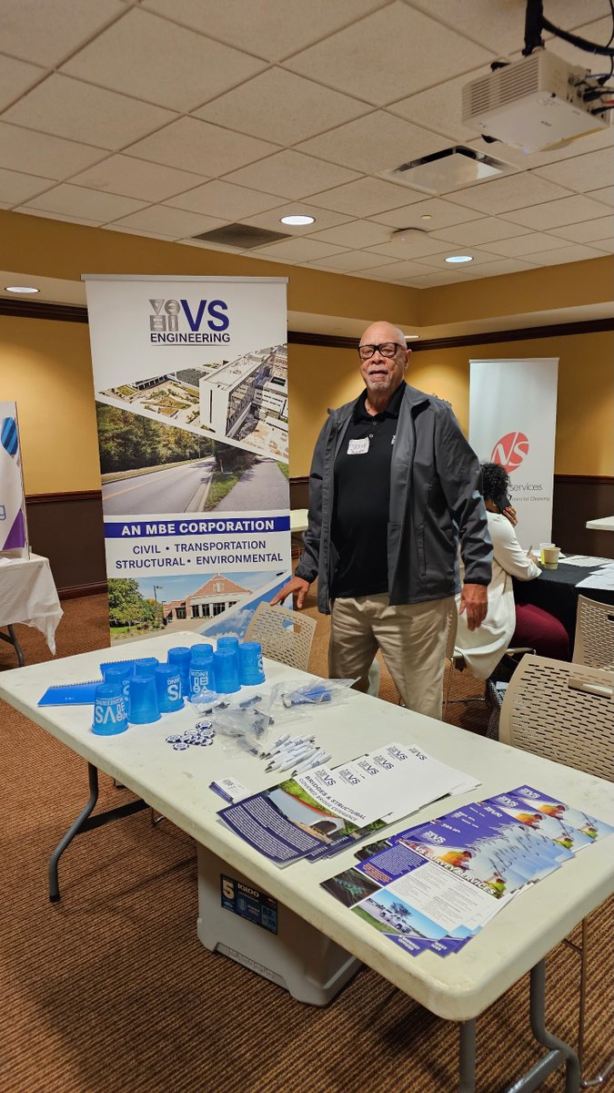 VSEngineering's tweet image. VS’s own Jesse Moore is proudly representing the firm at today’s @BallState Diversity Vendor Fair! This event is a fantastic opportunity to connect with local businesses and BSU, fostering partnerships that are sure to thrive and grow. #DiversityInBusiness #BallState #VendorFair