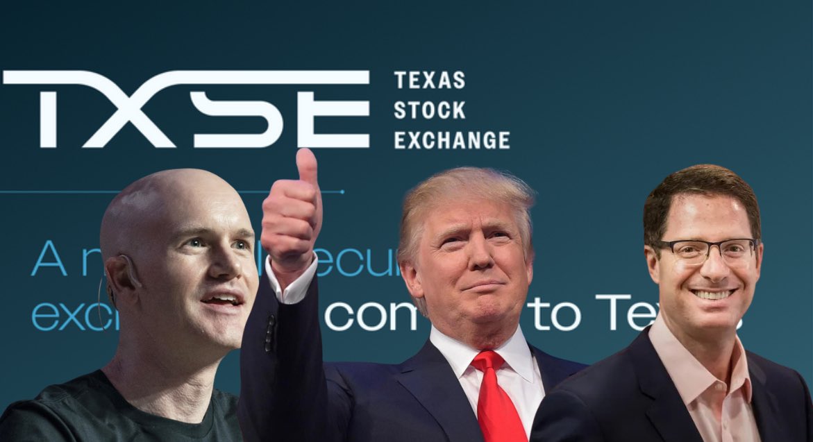 🚨BREAKING: Coinbase CEO <a href="/brian_armstrong/">Brian Armstrong</a> is meeting with President Trump to discuss the potential appointment of Hedera’s <a href="/BrianBrooksUS/">Brian Brooks</a> as head of the SEC whilst notable $HBAR figures lobby for an integration of @Coinbase into the upcoming Texas Stock Exchange #TXSE 

“The
