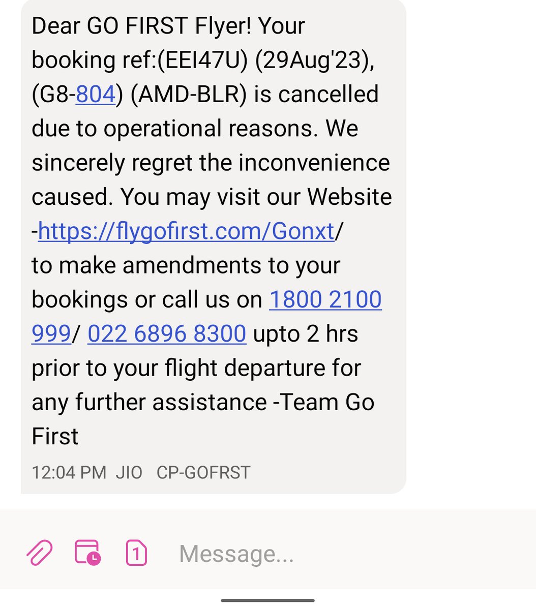mashrujeet's tweet photo. For 15 months now, @EaseMyTrip and @GoFirstairways are on an email trail about issuing a refund to my friend for a flight cancelled by #GoFirst

Both have not issued a refund since August 2023. 

The NCLT proceeding has led to 1000s of customers suffering to get their refunds from GoFirst for more than a year now. 

EaseMyTrip has not been of any help to their customers on keeping them updated about their refunds or the NCLT proceedings.

@DGCAIndia @airsewa_MoCA @airsewa_MoCAs @RamMNK