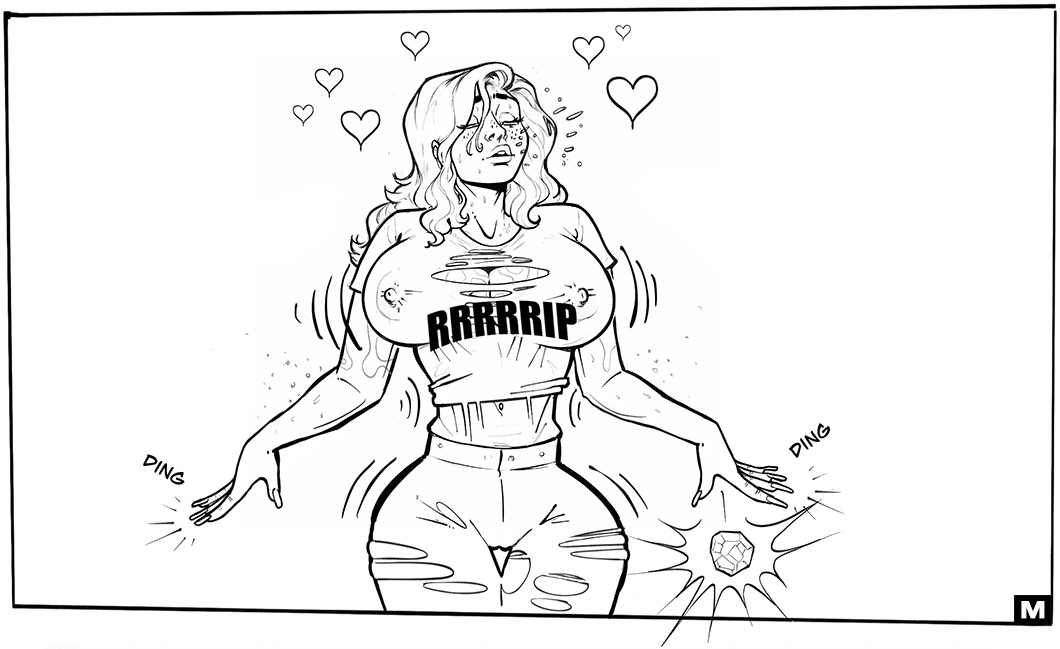tgcomicsdotcom's tweet photo. Deep Desiree by Jack the Monkey @MonkeyJackthe

https://t.co/d3eNtINvEY

The Gem of Destiny grants the bearer their deepest desire… perhaps that’s why Dennis feels compelled to steal it! https://t.co/ed98zv8Si1