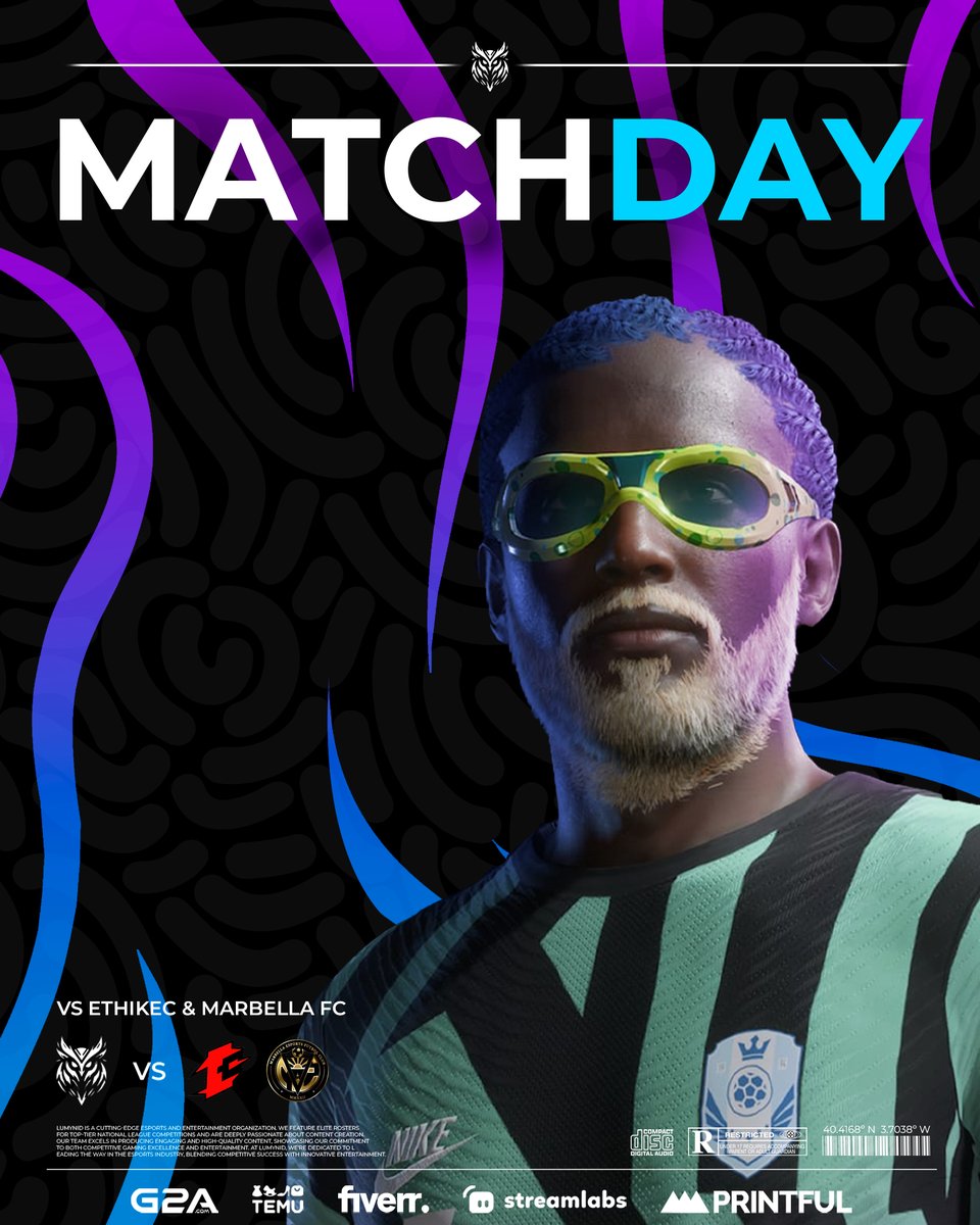Lumynid Esports 🦉 (@lumynid) on Twitter photo 📢 MATCHDAY | #FC25 Clubes Pro
🏆 <a href="/VPG_Spain/">Virtual Pro Gaming España</a>
🕛 23:00
🆚 <a href="/EthikEC/">ᴇᴛʜɪᴋ ᴇsᴘᴏʀᴛs ᴄʟᴜʙ⚡️</a>
🏆 <a href="/VPG_Spain/">Virtual Pro Gaming España</a>
🕛 23:20
🆚 <a href="/Marbella_FC_/">Marbella eSports 🎮</a>
📺 twitch.tv/iago6666_
#LUMWIN #LumynidProject🦉💙 📢 MATCHDAY | #FC25 Clubes Pro
🏆 <a href="/VPG_Spain/">Virtual Pro Gaming España</a>
🕛 23:00
🆚 <a href="/EthikEC/">ᴇᴛʜɪᴋ ᴇsᴘᴏʀᴛs ᴄʟᴜʙ⚡️</a>
🏆 <a href="/VPG_Spain/">Virtual Pro Gaming España</a>
🕛 23:20
🆚 <a href="/Marbella_FC_/">Marbella eSports 🎮</a>
📺 twitch.tv/iago6666_
#LUMWIN #LumynidProject🦉💙