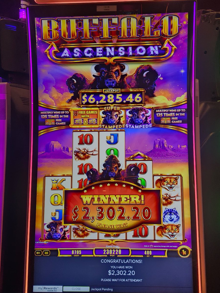 Jackpot roundup - just a few from over the weekend. Congrats to Wildfire guests!