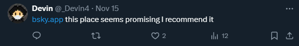 I find it sus how little engagement I got when I posted the link to this place