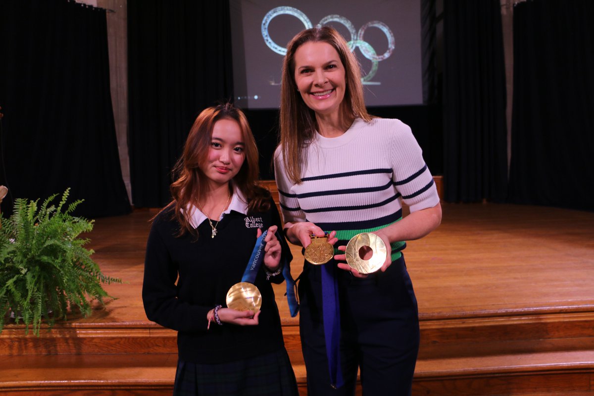 Jennifer Botterill, Olympic champion and NHL broadcaster, spoke to students as this year's Shewfelt Lecture guest speaker. Her messages about resilience, focusing under pressure and aiming higher left students, especially our young athletes, inspired to pursue their goals.