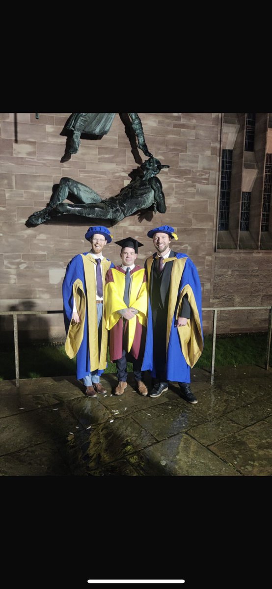 CSteward93's tweet image. Officially Dr Steward, PhD! Extremely grateful to my supervisors @DrTomCullen, @CJAPugh, @drdoug_7 and Mathew Hill. Thoroughly enjoyed every second with my research brother @campbellmenz. Looking forward to the next step at UoN under the guidance of @PGreenhaff 💪