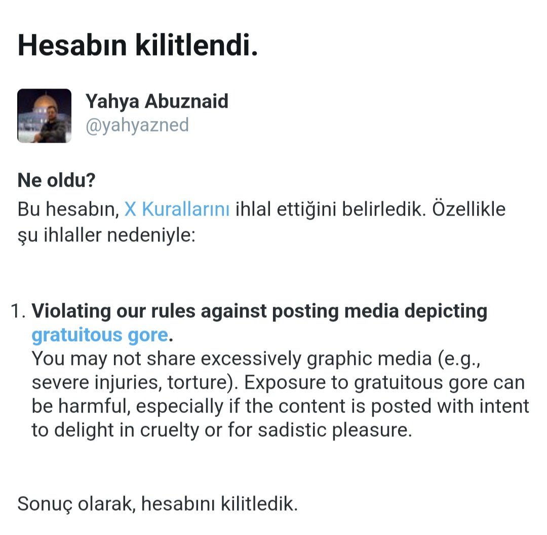 yahyazned's tweet photo. Hesabım kilitlendi sesimizi asla kesmeyecksiniz !!!
 yorum yapıp RT yapıp Destekçi olabilirsiniz Allah hepinizden razı olsun https://t.co/NnY5sKt6Ln