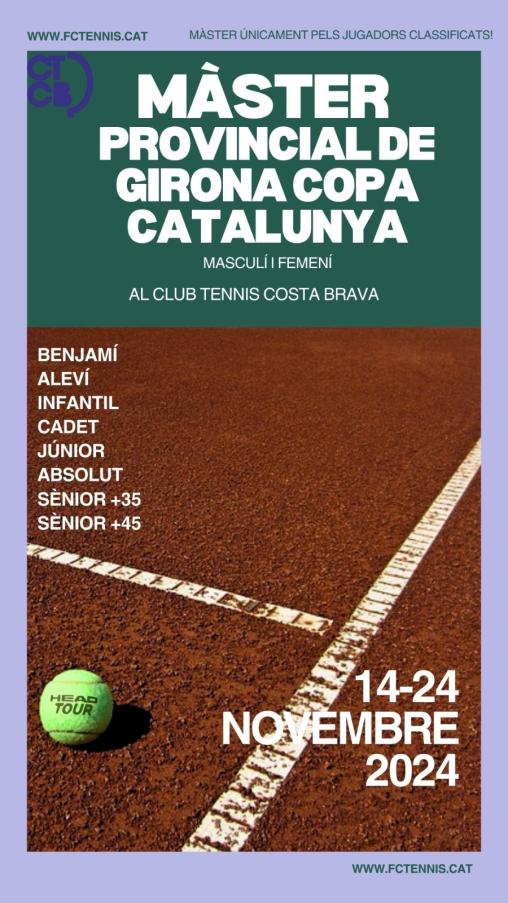 ClubFarners's tweet photo. Nombrosa participació de jugadors del nostra club en el Màster Provincial de Girona que es disputa al Club Tenis Costa Brava.

Aleví masculí: Lluc Rubio va perdre en el seu debut per 6/1 6/0 contra Joan Martir. https://t.co/ci8nOilfHZ
