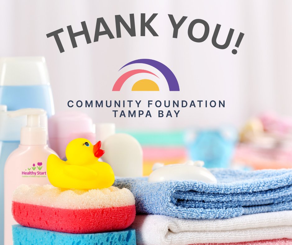 Thank you, <a href="/CFTampaBay/">CFTampaBay</a> 

Your generous grant is helping us support expectant mothers and parents of young infants with essential supplies after Hurricanes Milton and Helene. Together, we’re easing burdens and building a stronger, healthier community! 💙