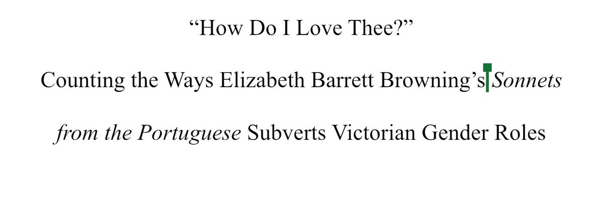 bookishcolsen's tweet photo. I like to think I’m clever #englishmajor #gradstudent #elizabethbarrettbrowning https://t.co/unwTbyZXei