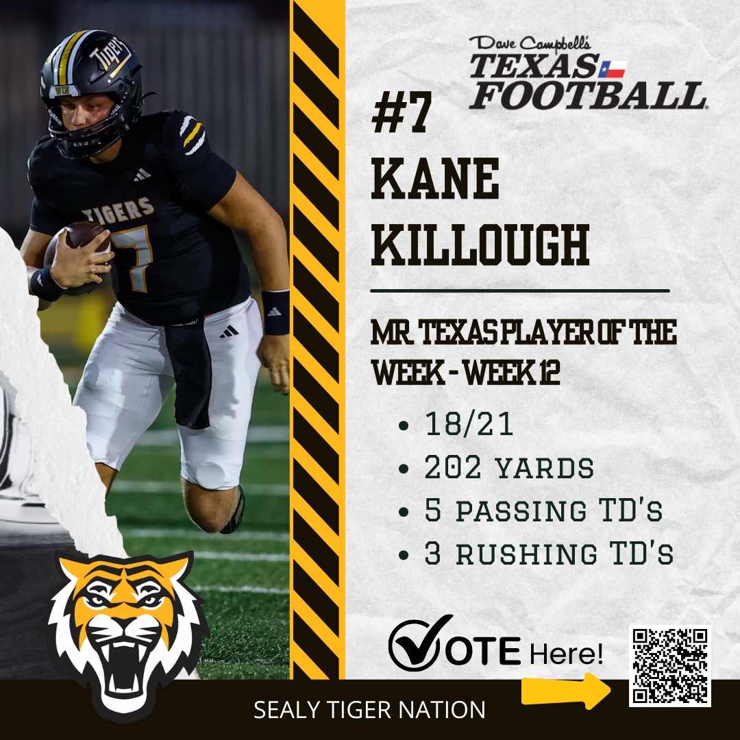 Glen Killough (@crufootball98) on Twitter photo Please go vote!! <a href="/Coach_Avina/">Miguel AviƱa</a>
<a href="/UTEPFB/">UTEP Football</a> #recruitsealy
texasfootball.com/mr-texas-footb⦠Please go vote!! <a href="/Coach_Avina/">Miguel Aviña</a>
<a href="/UTEPFB/">UTEP Football</a> #recruitsealy
texasfootball.com/mr-texas-footbā¦