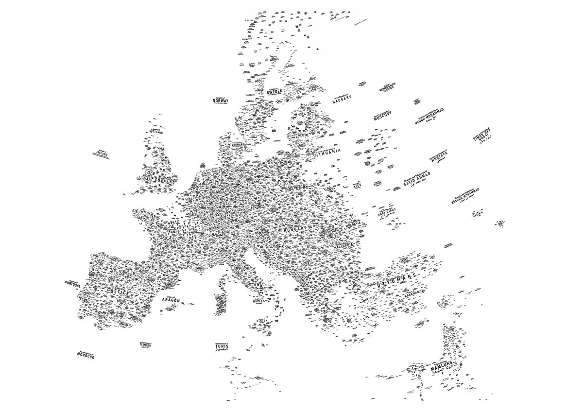 RRatkus's tweet image. haven't posted progress of the 1444 map labelling in a while, so here it is forming a more continuous continent now