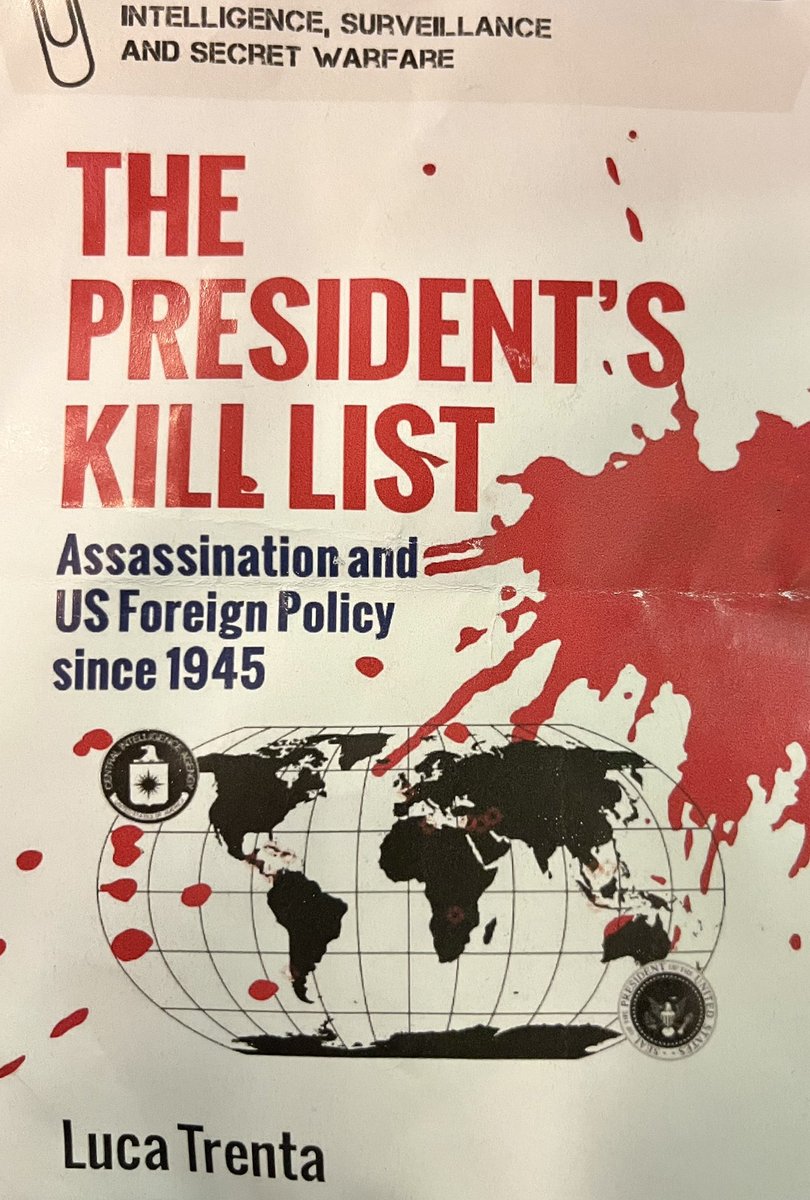 paul_mcgarr's tweet image. Great talk tonight by @lucatrenta to @kclintelligence on Luca’s important new book ‘The President’s Kill List’. Has there been a more important time to discuss the normalisation of state sponsored assassination? @warstudies @DSD_Kings @KCLSecurity @EdinburghUP