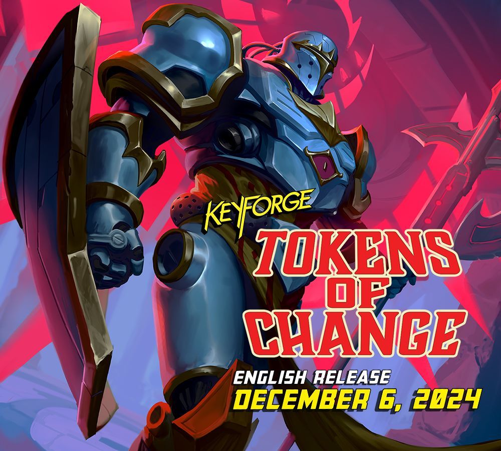 GhostGalaxyGam1's tweet image. The seal on the Dark Æmber vault must never open again...

Don't miss out on the release of KeyForge: Tokens of Change, hitting hobby retail shelves on December 6!