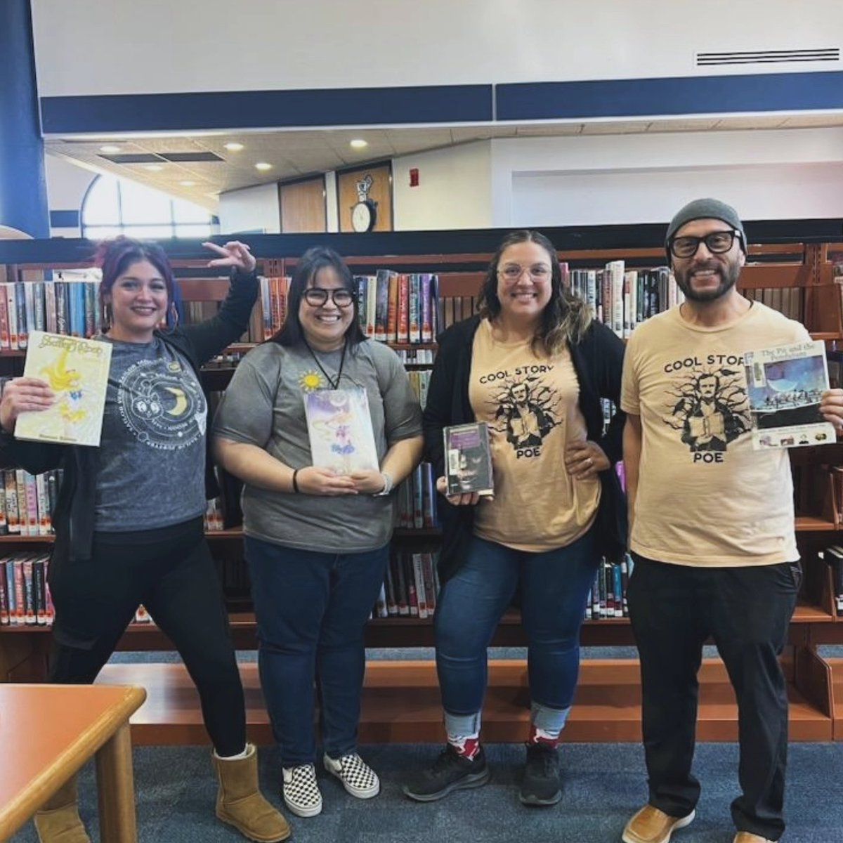 Del Valle High School Library tweet media
