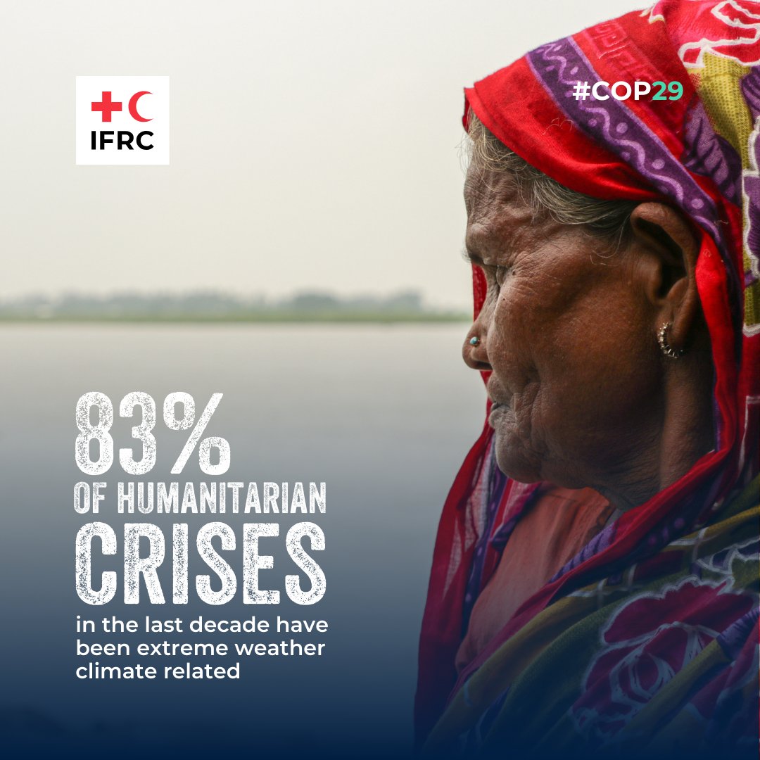 Recognising the climate crises as a health and livelihood emergency is at the heart of the @IFRC network’s approach.

The climate crisis is putting people's physical and mental health at serious risk with half a million people dying from heat each year. Every month, new global
