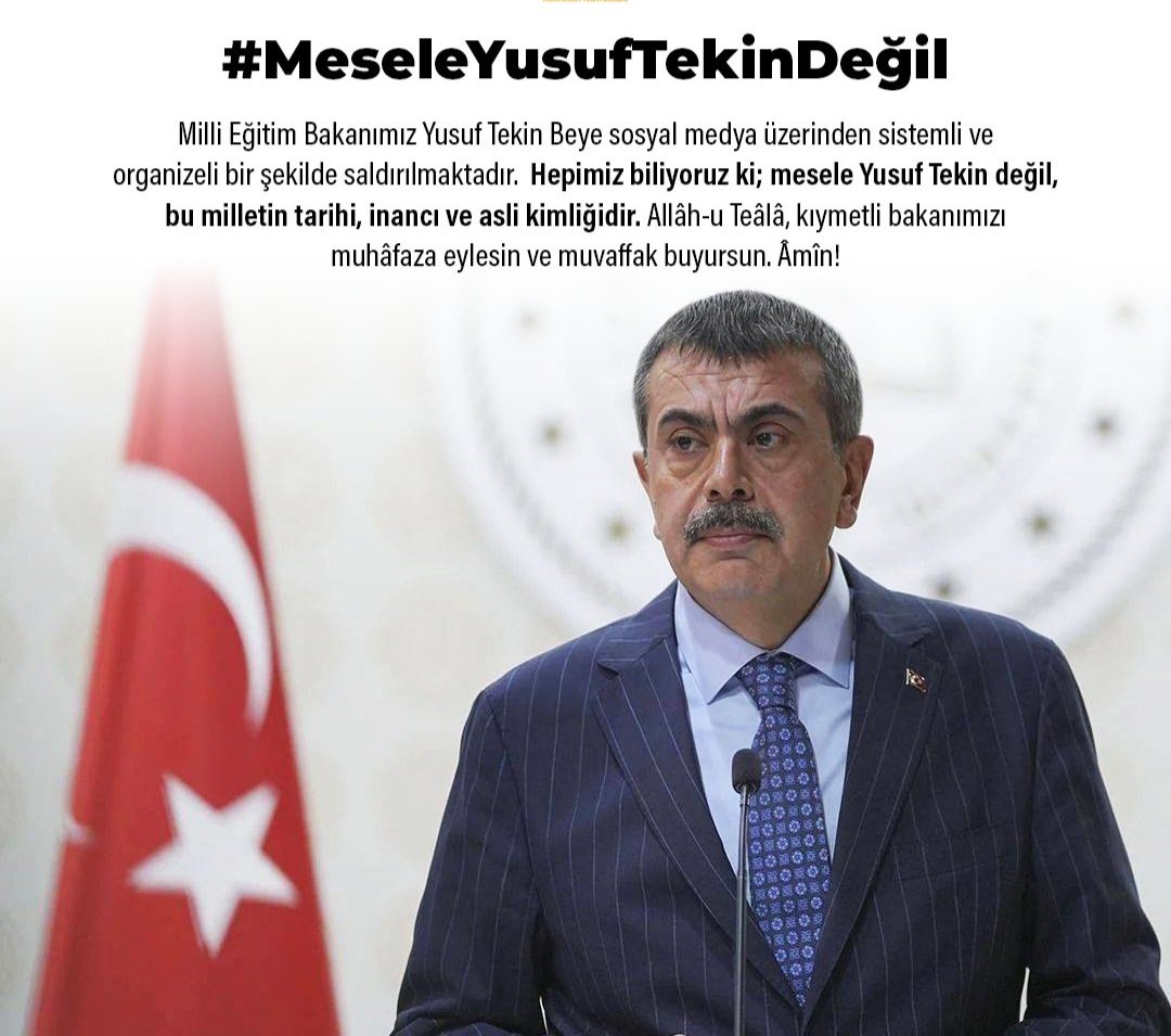 #MeseleYusufTekinDeğil
