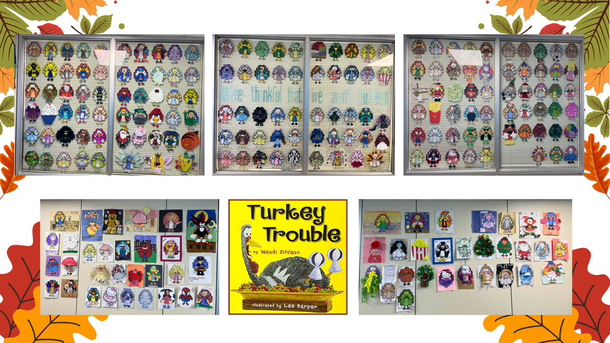 LibraryStephens's tweet photo. Turkey trouble? Not at Stephens Elementary! Students turn camouflage experts to save their feathered friends from the Thanksgiving feast. #AldineConnected
@AldineISD
@aldinelibraries
@StephensES_AISD https://t.co/cnesHKo8pe