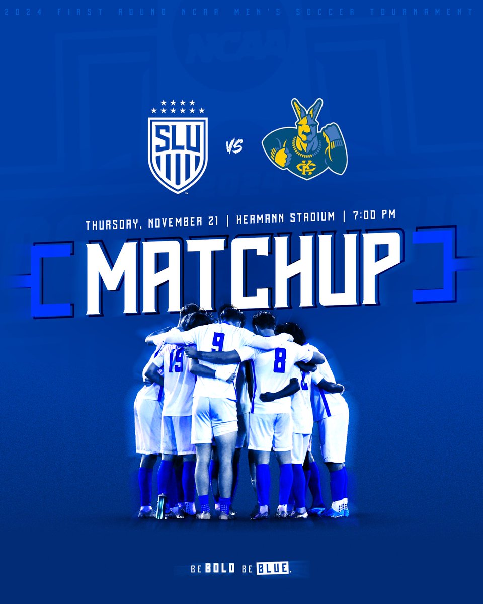 The Matchup for the First Round of the 2024 NCAA Men’s Soccer Tournament is set. 

Get your tickets now, and help us pack Hermann Stadium. ⤵️

🎟️ tinyurl.com/yjwdj6en

#BeBold #BeBlue 🔵