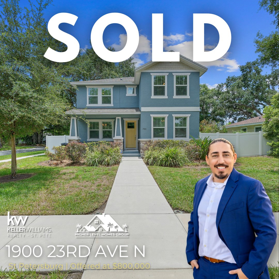 AgtAdamSellsFL's tweet photo. SOLD! 🏡

It's always fulfilling to assist our sellers in making their next move with confidence, knowing they are supported every step of the way. #floridarealtor  #stpeteflorida  #stpeterealtor  #stpetehomes  #renovatedhome  #stpetehome https://t.co/HMv5TN5T8k