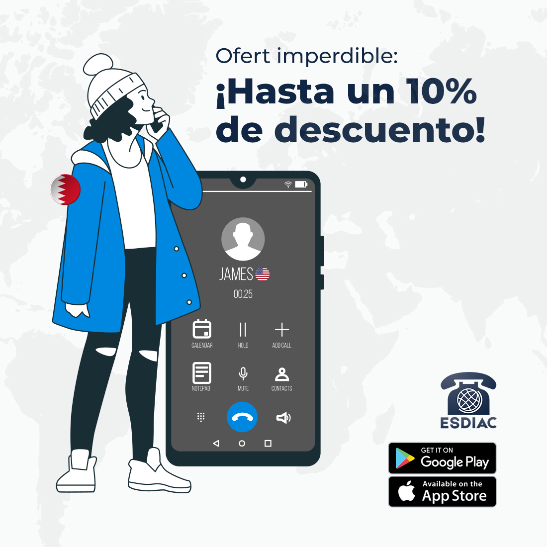 esdiac's tweet photo. 🌍 Stay connected anytime, anywhere with Esdiac Calling App! Affordable and uninterrupted Calls—your gateway to a smarter, more connected world. 💻📱 #EsdiacCallingApp #StayConnected #SeamlessCalling https://t.co/JsCYTcTcqp
