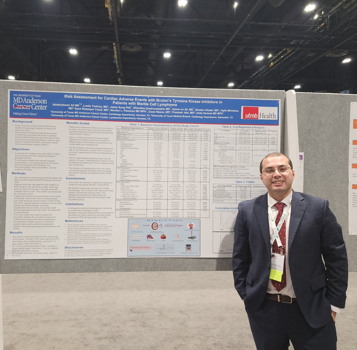 Abdelrahman Ali (@abdelcards) on Twitter photo ๐จ Excited to share our latest work on CV adverse events of BTKIs in MCL patients! ๐ Huge thanks to <a href="/anita_deswal/">Anita Deswal</a> for incredible mentorship & <a href="/JainP_MCL/">Preetesh Jain MD, DM, PhD</a> for outstanding collaboration. Grateful for <a href="/docHJ/">Hani Jneid MD</a>'s unwavering support ๐ฉบ๐ก #CardioOnc #AHA24 ๐จ Excited to share our latest work on CV adverse events of BTKIs in MCL patients! ๐ Huge thanks to <a href="/anita_deswal/">Anita Deswal</a> for incredible mentorship & <a href="/JainP_MCL/">Preetesh Jain MD, DM, PhD</a> for outstanding collaboration. Grateful for <a href="/docHJ/">Hani Jneid MD</a>'s unwavering support ๐ฉบ๐ก #CardioOnc #AHA24