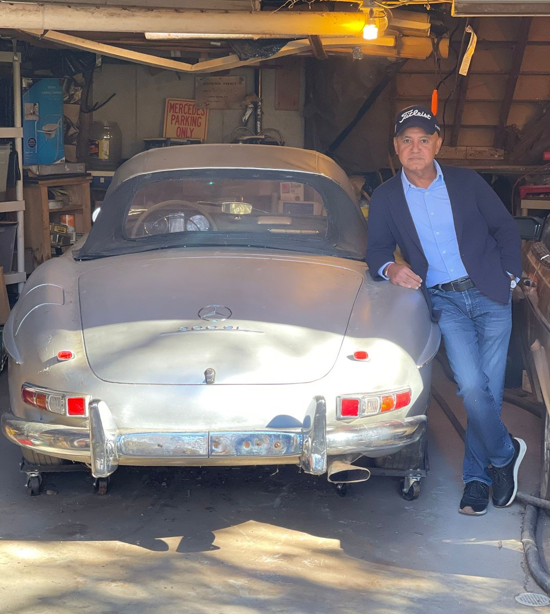 GullwingMotor's tweet photo. Time Capsule 1957 Mercedes-Benz 300SL Roadster Out of 62 Year Ownership
https://t.co/WocNk07AGk https://t.co/LHKqQCRxrb