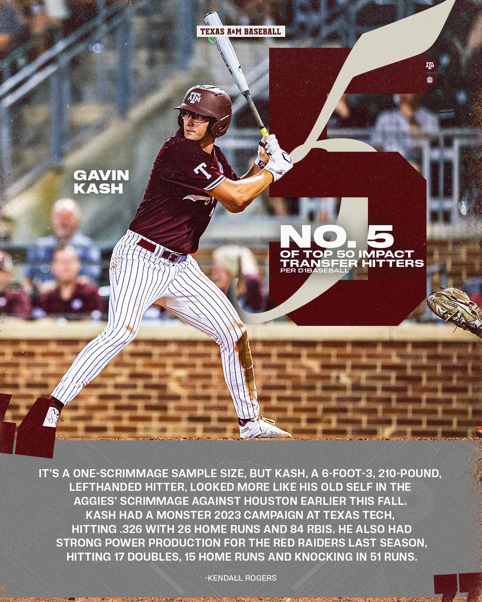Two of the top impact transfers in the country at the dish 👍

#GigEm
