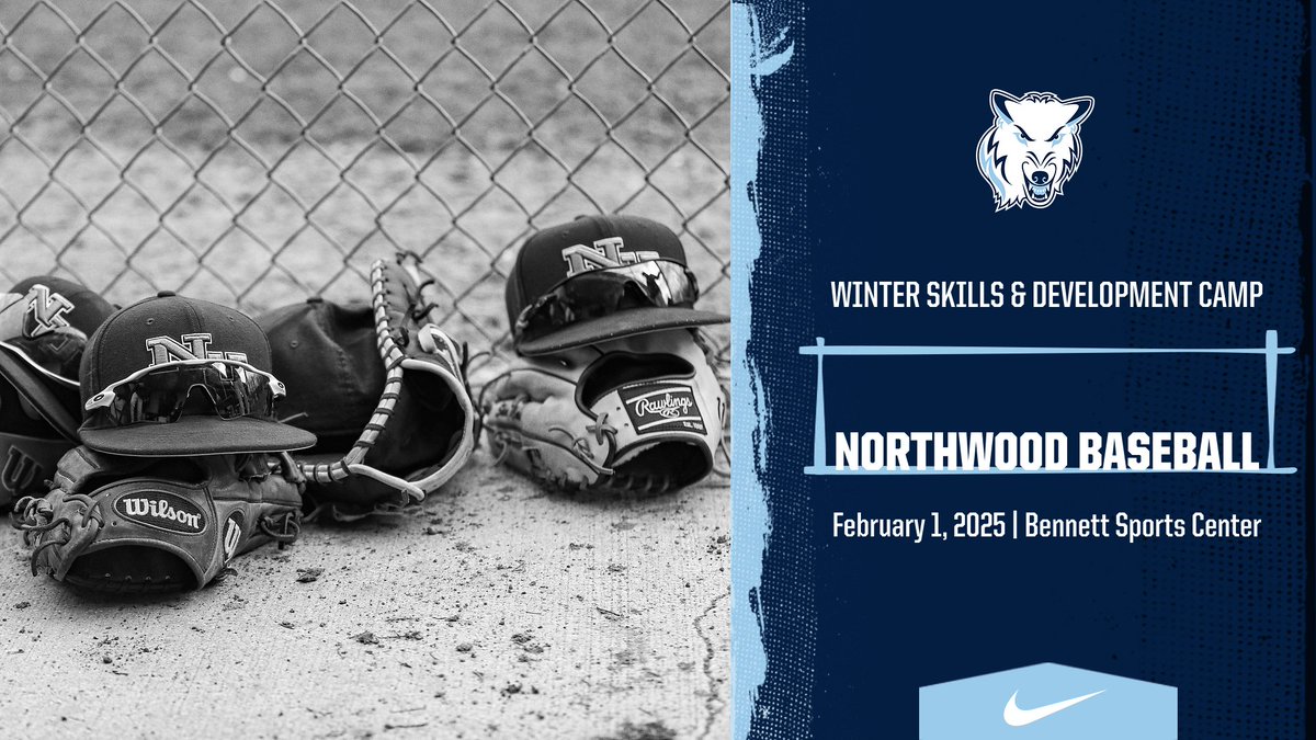 🚨Upcoming Camp🚨

Join us for our annual Winter Skills &amp; Development Camp. This a great opportunity to work with our coaching staff and players before your upcoming season! 

Registration: northwoodbaseballcamps.totalcamps.com

Roll Timbys🐺