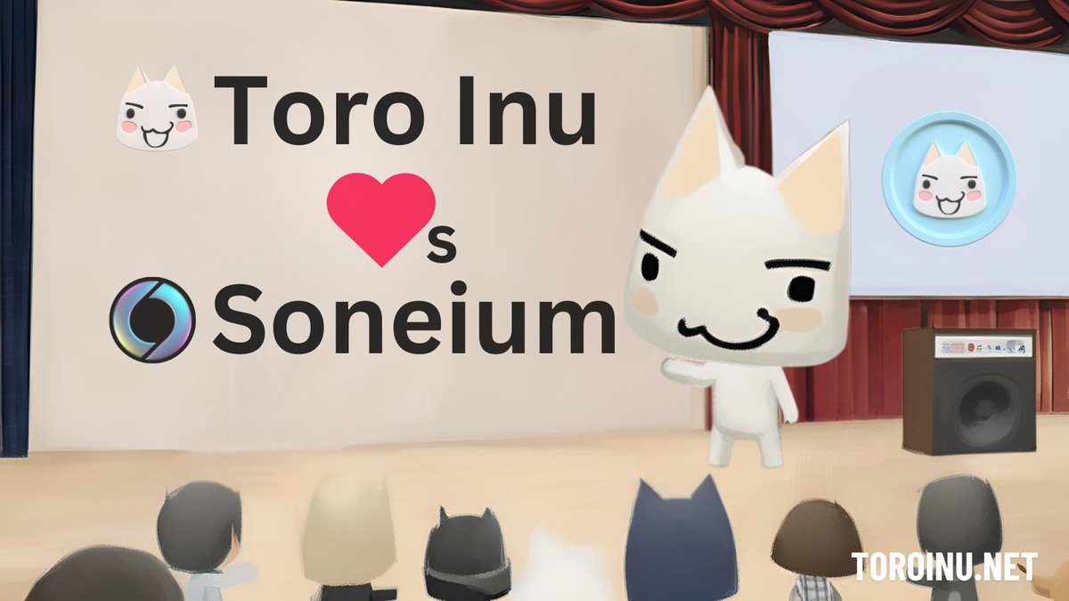 DorkoSoneium's tweet photo. π± #ToroInu is ready for @Soneium Mainnet!
#Soneium #Minato #Eth #Sony https://t.co/C510ZR7QfT