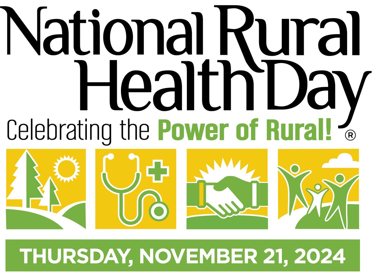 WWAMI RHRC (@wwamirhrc) on Twitter photo Today is #NationalRuralHealthDay! We're proud to join <a href="/NOSORH/">Natl Organization of State Offices of Rural Health</a> in celebrating the #PowerofRural
🎉Special shoutout to the many rural healthcare providers, leaders, communities, orgs, and SORHs for their work in impacting rural healthcare.
Learn more @ PowerofRural.org Today is #NationalRuralHealthDay! We're proud to join <a href="/NOSORH/">Natl Organization of State Offices of Rural Health</a> in celebrating the #PowerofRural
🎉Special shoutout to the many rural healthcare providers, leaders, communities, orgs, and SORHs for their work in impacting rural healthcare.
Learn more @ PowerofRural.org