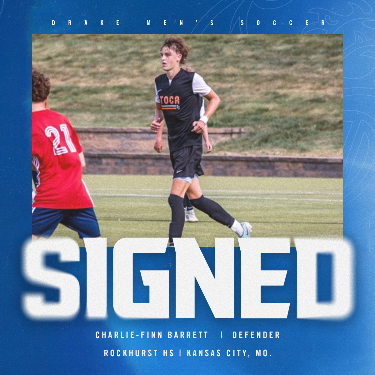 𝗕𝗿𝗮𝗻𝗱 𝗡𝗲𝘄 𝗕𝘂𝗹𝗹𝗱𝗼𝗴

Time to welcome our first signee of the class, Charlie-Finn Barrett ‼️

#DSMHometownTeam