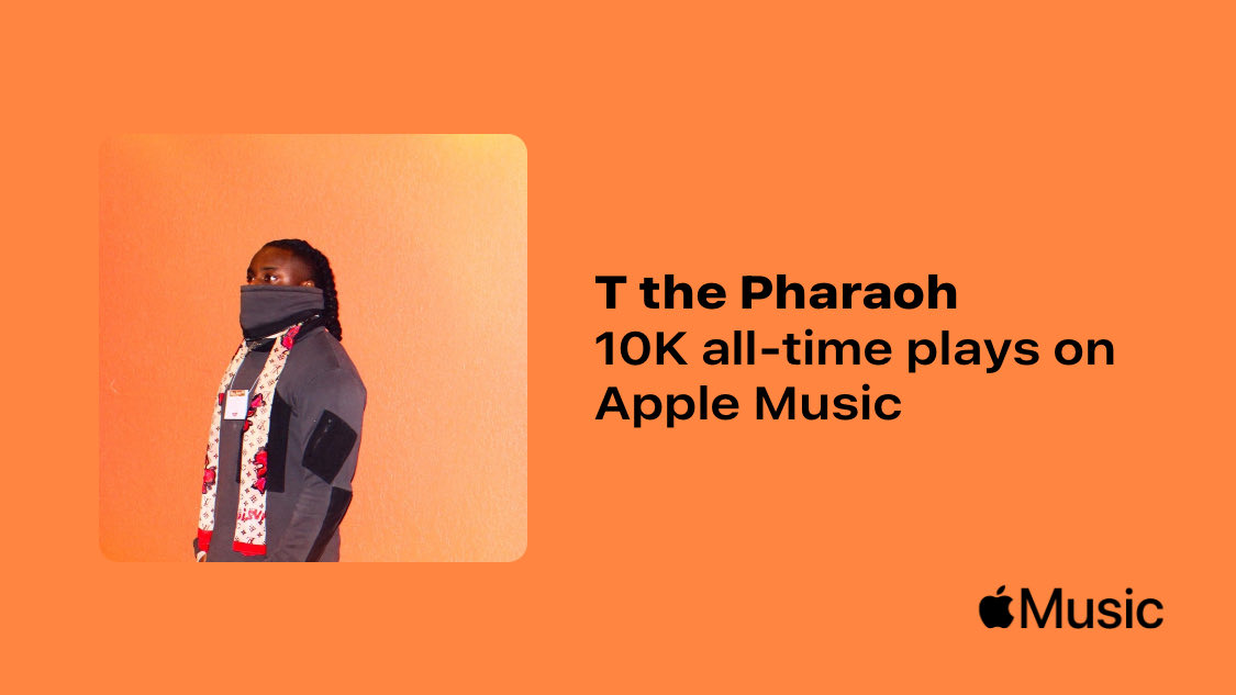 TthePharaoh's tweet photo. Just passed a new Milestone on @AppleMusic. Thanks for listening!
https://t.co/FwRVJTs0KJ https://t.co/02YENeINeb