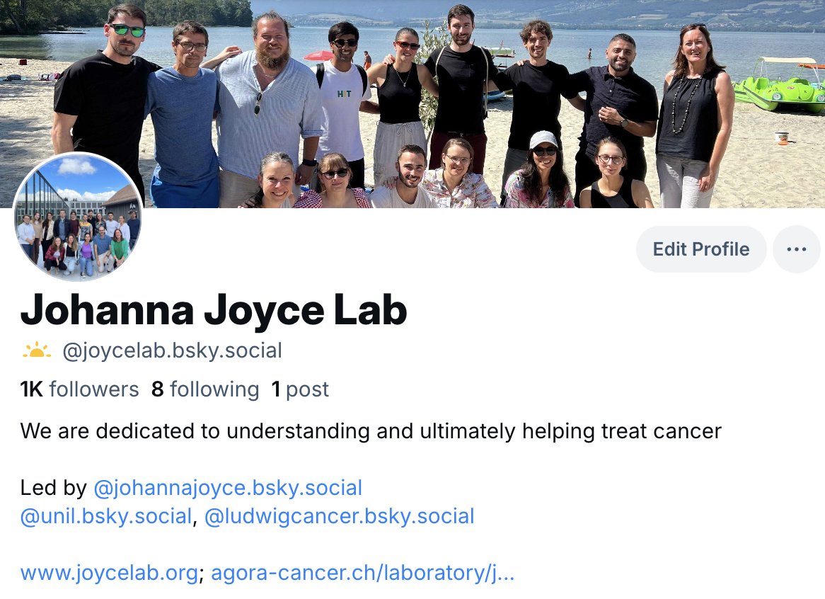 Joycelab's tweet image. We are over where the skies are blue 🦋..

You can find us from now on at @joycelab.bsky.social