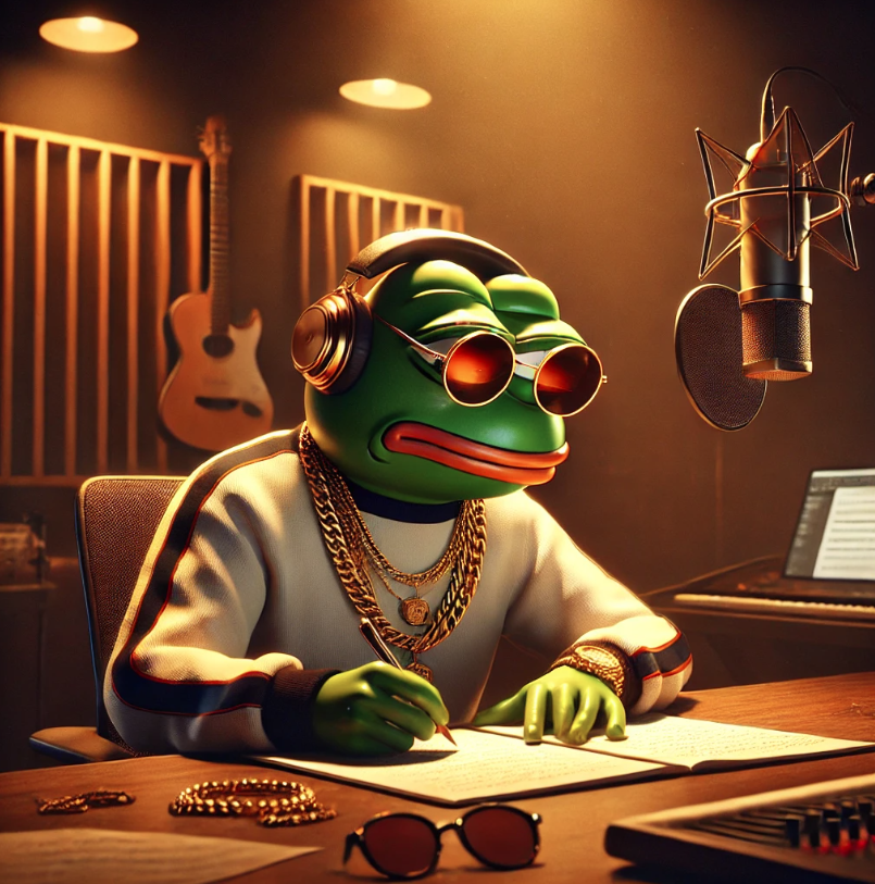 LILPEPE_Base's tweet photo. @fitclubonbase @base $LILPEPE on #base #basechain writing new rap pieces like usual. https://t.co/SZ0KRf8Gxn