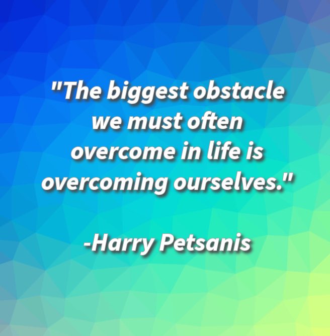 "The biggest obstacle we must often overcome in life is overcoming ourselves."

-Harry Petsanis 

#SelfGrowth
#OvercomingObstacles
#MindsetShift
#PersonalDevelopment

“Conquer Yourself to Conquer Life” by Harry Petsanis, Mindset Coach