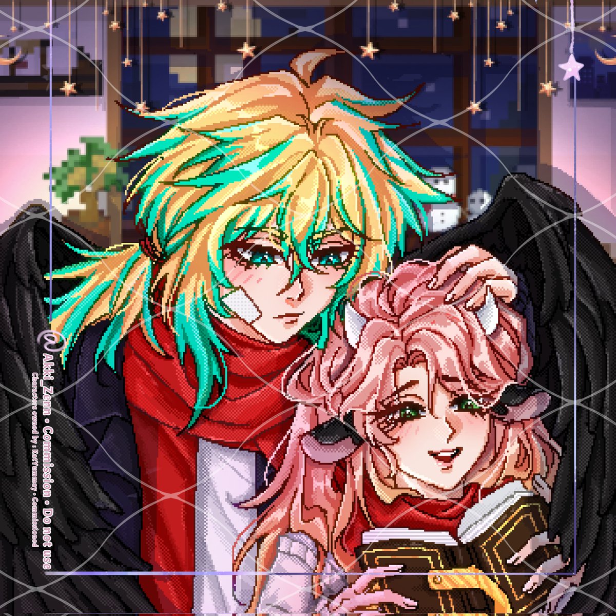 Akki_Zenn's tweet photo. tadaa! Im really happi with how this turned out! 
couple pixel for KatYummay! 

If want one, see my vgen and Please help me get verified! I only need just a few more
Or just hmu here!

#VGenComms #ArtistOnX #ARTMS #pixelartist #pixel #VGenOpen #VGen #digitalart #DigitalArtist https://t.co/62QanxNQz1