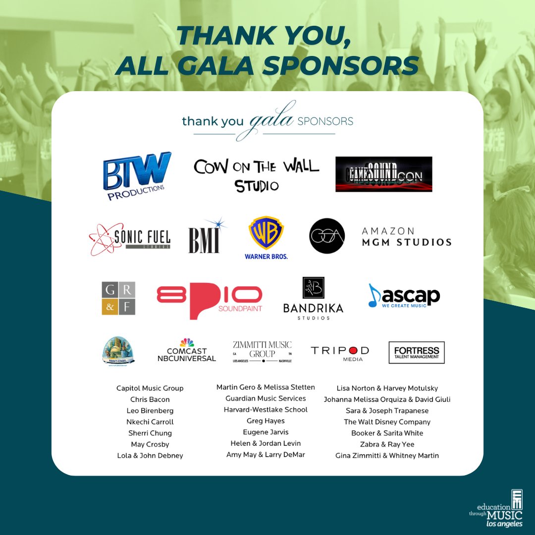 Join #ETM-LA on Friday, Dec 6th for an amazing night celebrating our Shining Star Honorees, our wonderful student performers, and all who support our mission for music in under-resourced Los Angeles schools. #ETMLAGala #ETMLAGala2024 #GiveTheGiftofMusic