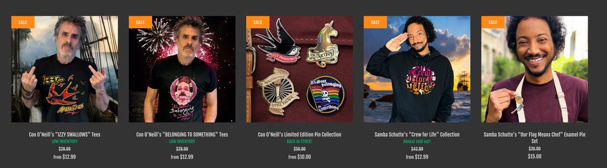 AspirantAbby42's tweet photo. In case yall haven't seen yet, it looks like the Shop-Stands Merch is on sale right now for Black Friday - https://t.co/SiZ2a30x92... In case anyone wants to nab some and help good causes!
#shopstands #momentus #cononeill #sambaschutte #ofmd #ourflagmeansdeath https://t.co/9ip9VqDE0s